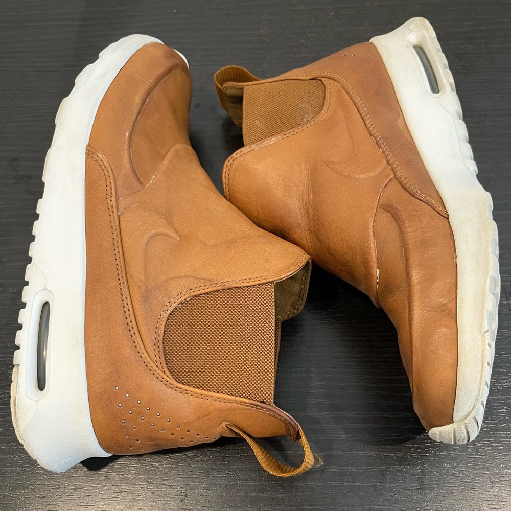 Nike Air Max Thea Mid Chelsea Style Boot Brown Sneaker 859550-200 Women’s SZ 8 - Picture 10 of 13